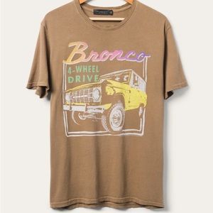 Free People Bronco Graphic Tee by Junk Food NWOT